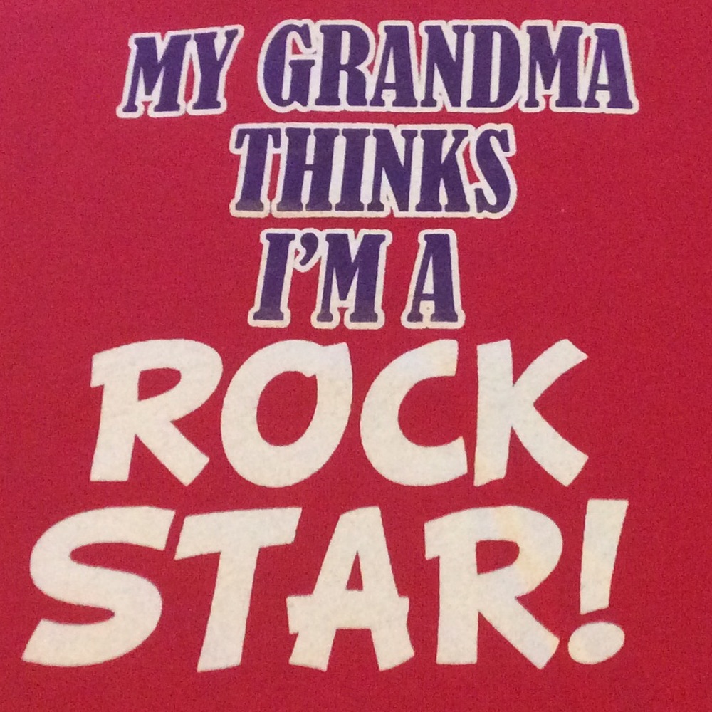 🇺🇸 My Grandma Thinks I’m A ROCK STAR Red Inf Tee